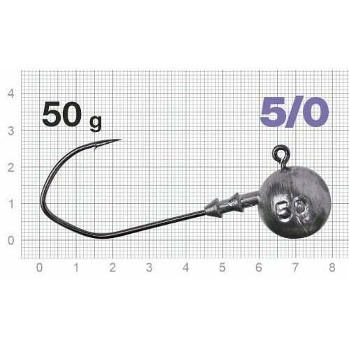 Джиг-головки рыболовные Nautilus CLAW NC-1021 крючок № 5/0, 50гр (3шт)