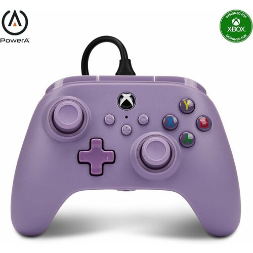 Проводной геймпад для Xbox One Series S X PC Windows PowerA NANO ENHANCED Wired controller LILAC сиреневый 5990₽