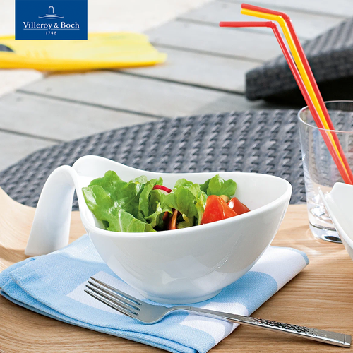 Villeroy & Boch Салатник с ручкой 450 мл, Flow, Премиум-Фарфор