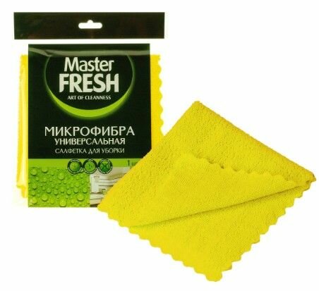Master Fresh микрофибра универсальная салфетка для уборки 1шт 30*30см