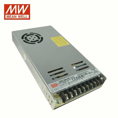 LRS-350-48 MEAN WELL, Блок питания на шасси 350Вт 48В 7, 3А импульсный в кожухе с вентилятором, виброустойчивость, 1U