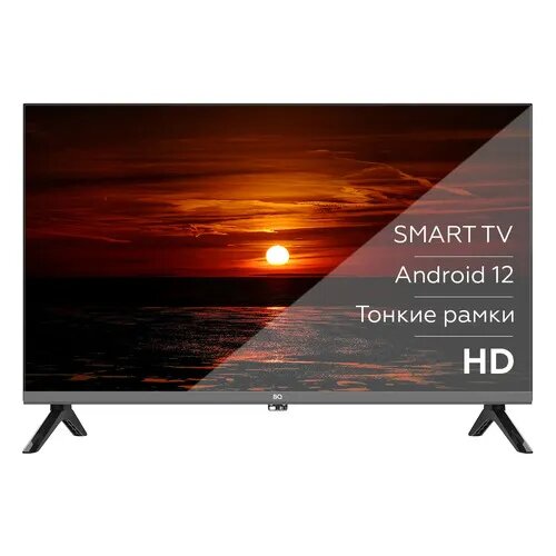 BQ 24FS34B, DLED, HD, черный, смарт ТВ