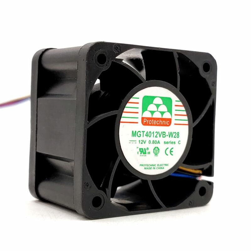 Новый серверный вентилятор MGT4012VB-W28 4028 4 см 12 В 0,8 А 1U с двойным шариком