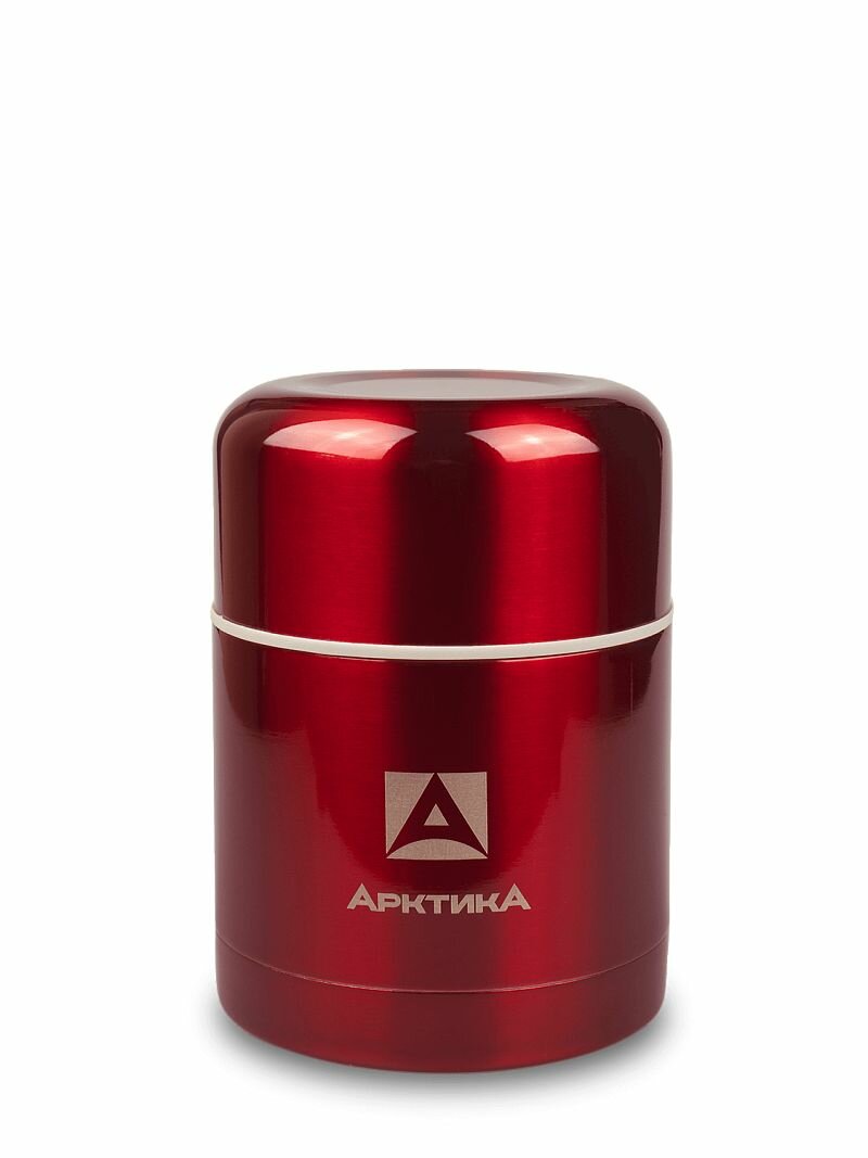 Термос для еды с широким горлом Арктика 302-500, 0.5л, красный — фото 1