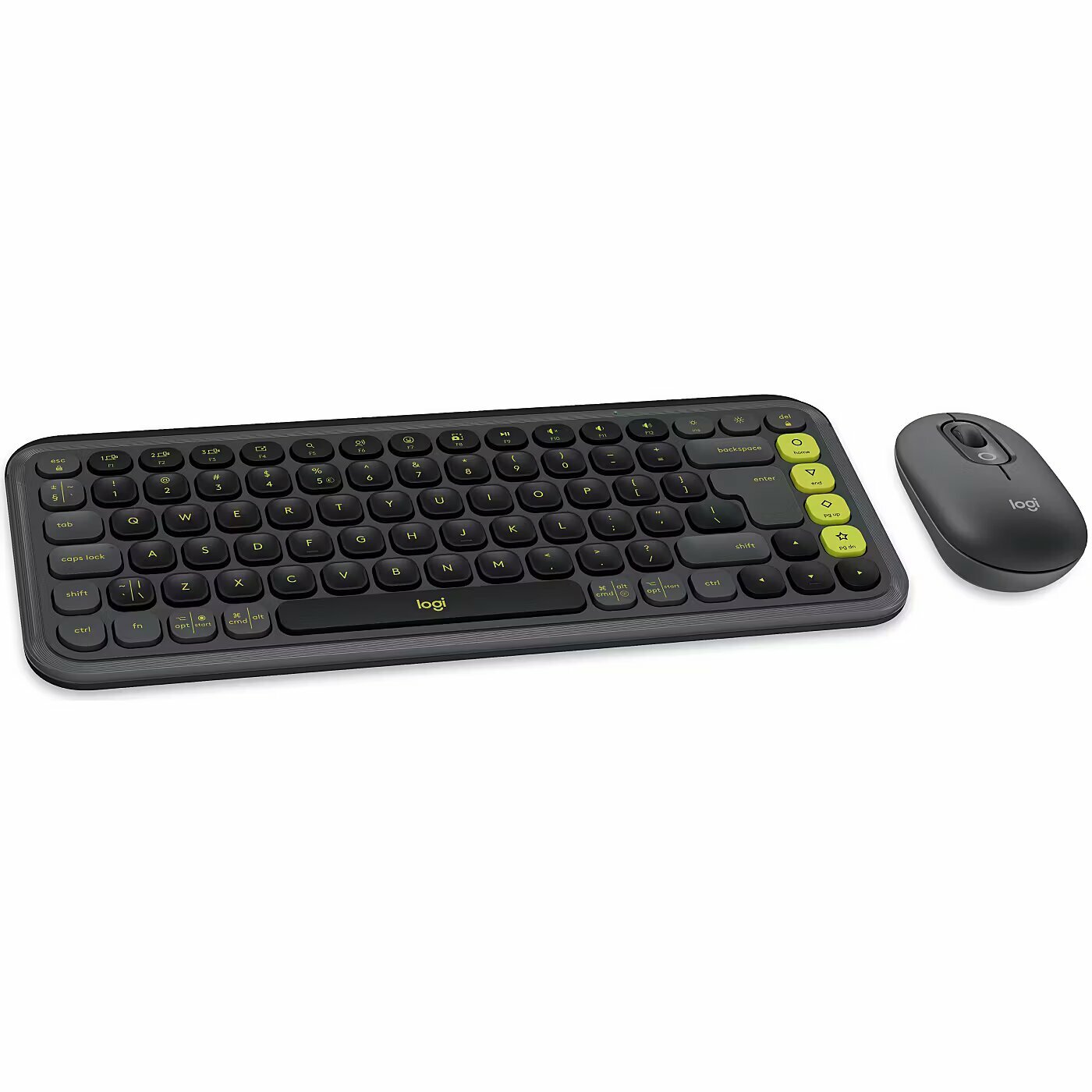 Комплект клавиатура и мышь Logitech POP ICON Combo, графитовый, Bluetooth, международный
