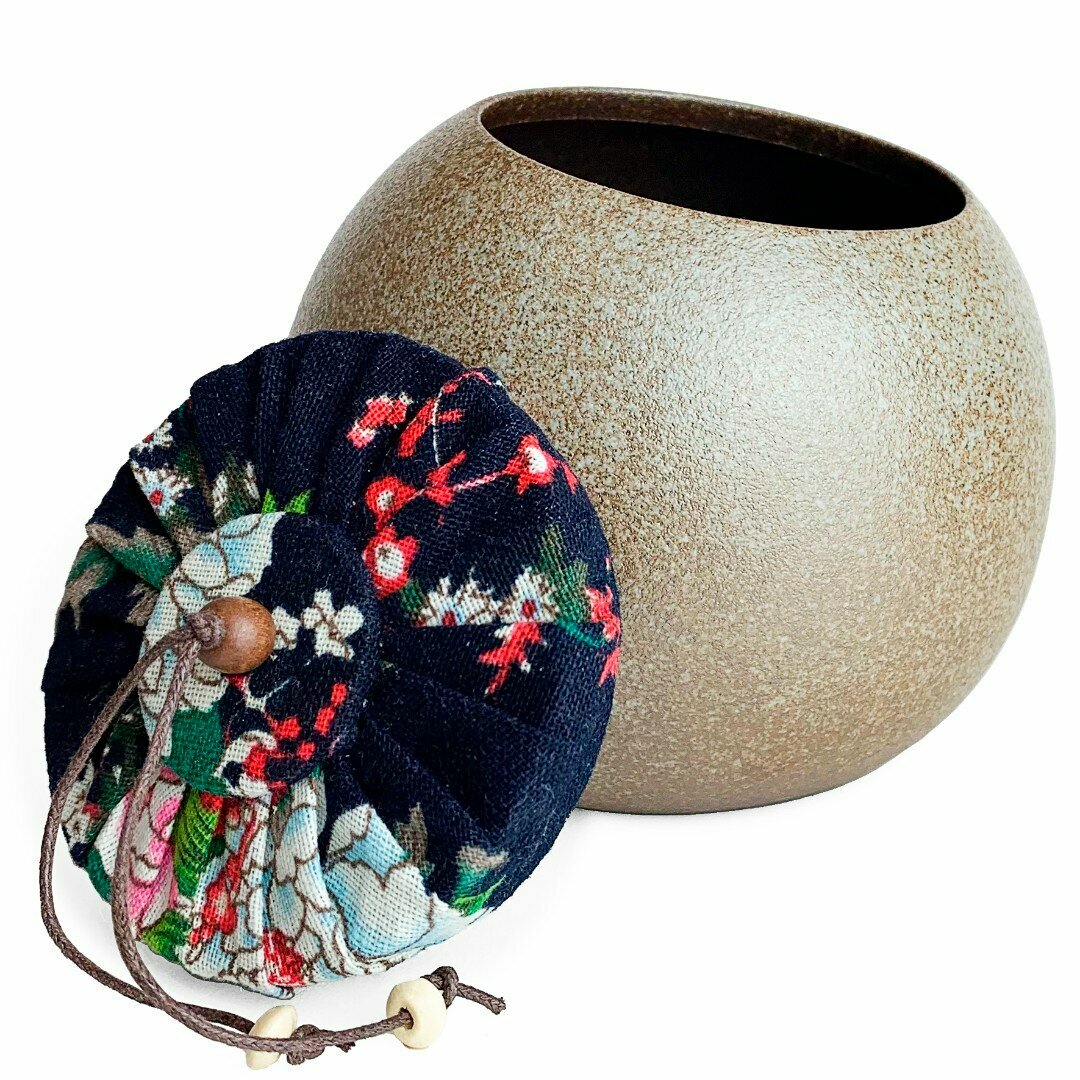 Чайница "Валун" ЧА БАО, керамика, для сыпучих продуктов/чая, 800мл