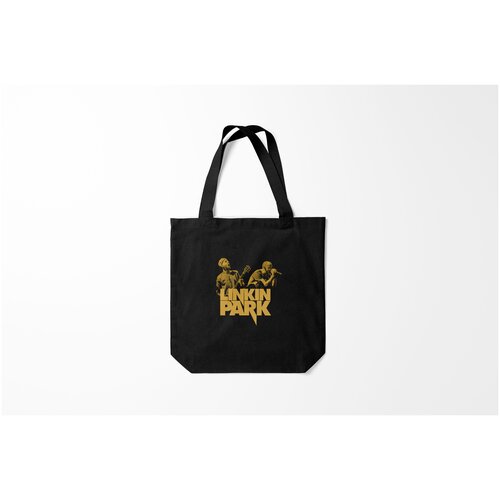 фото Сумка-шоппер / 40х40 см / рок / linkin park burnettie