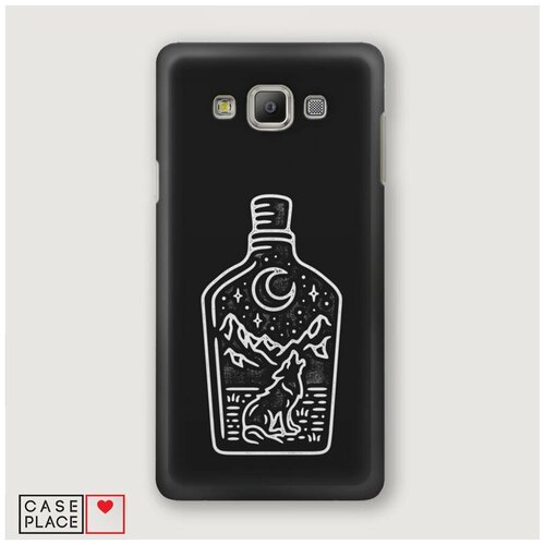 фото Чехол пластиковый samsung galaxy grand prime бутылка арт case place