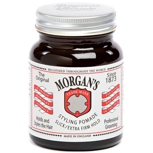 фото Morgan's помада styling pomade slick extra firm hold, экстрасильная фиксация, 100 мл