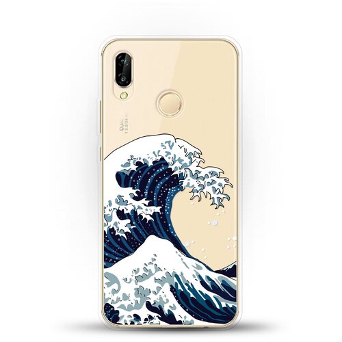фото Силиконовый чехол волна на huawei nova 3e andy & paul