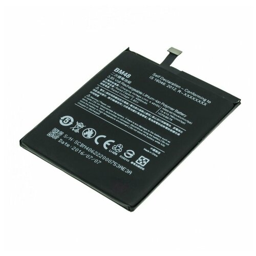 Аккумуляторная батарея BM48 для Xiaomi Note 2 Standard 4000mAh / 15.4Wh 3,85V аккумуляторная батарея для xiaomi mi note 2 standard edition bm48