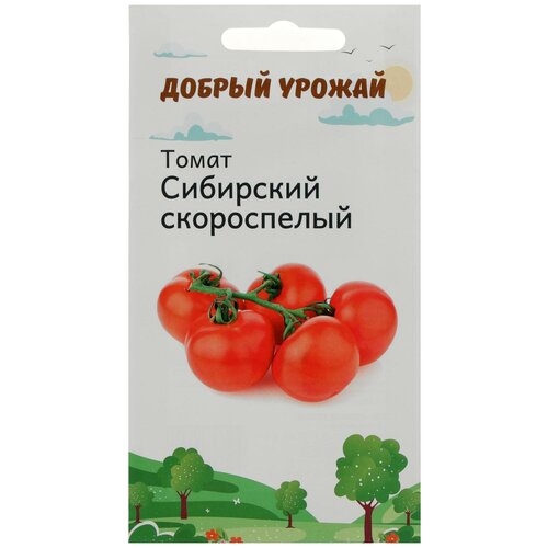 Семена Томат Сибирский скороспелый 0,5 гр семена томат сибирский скороспелый 0 1 г 3 упак