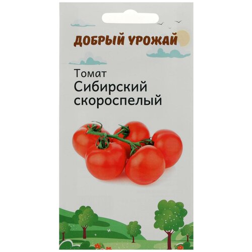 Семена Томат Сибирский скороспелый 0,5 гр томат кнопка скороспелый 5шт семена