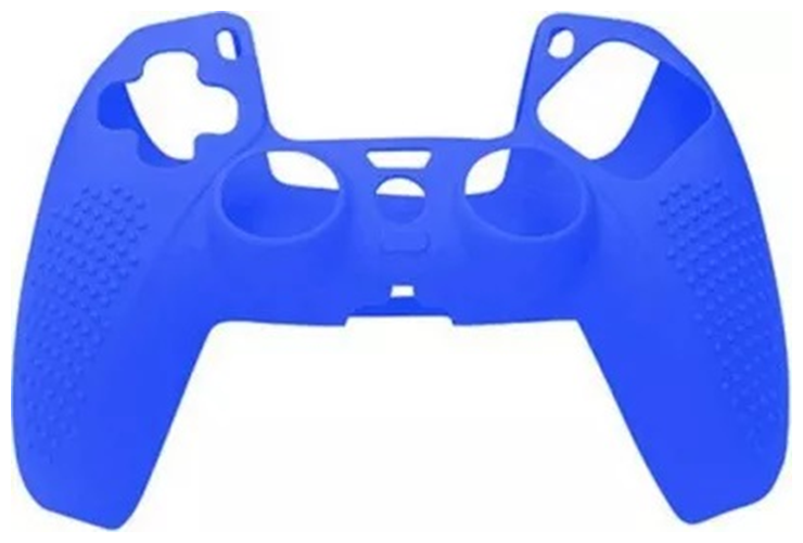 Чехол защитный для геймпада PS5 силиконовый синий