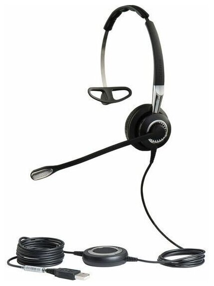 Компьютерная гарнитура Jabra BIZ 2400 II Mono USB 3-1 Mono USB UC BT 2496-829-209
