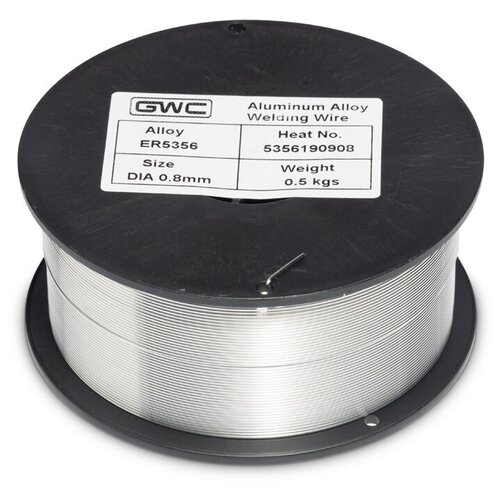 Проволока для сварки алюминиевая GWC ER-5356 д.0,8 мм упаковка 0,5 кг