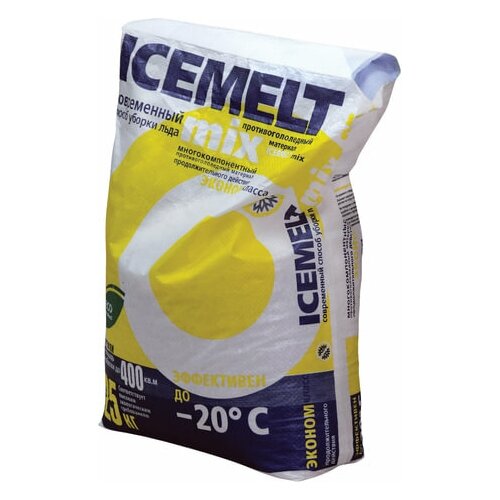 фото Реагент противогололедный icemelt mix 25кг, до -20°с, мешок