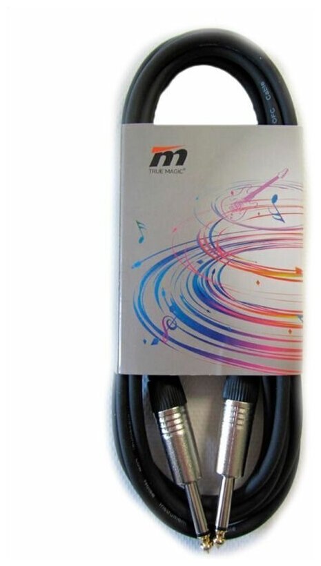 Кабель инструментальный -True magic TLC118 6M/BK