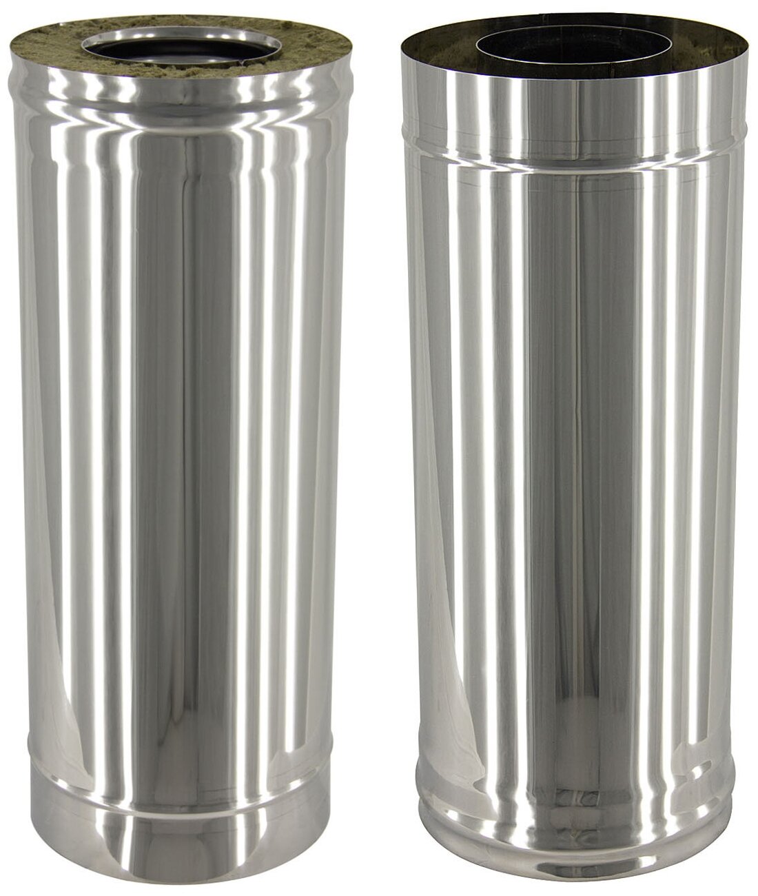 фото Сталь-Мастер сэндвич-труба 1,0 м нерж 1 мм/нерж 0,5 мм