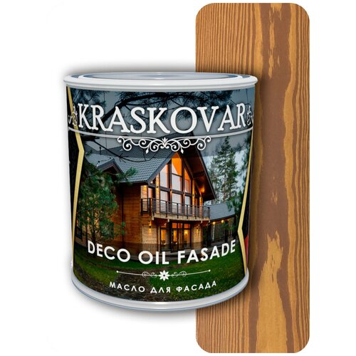 Масло для фасада Kraskovar Deco Oil Fasade миндаль