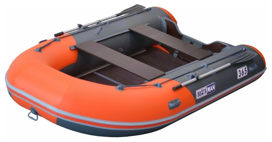 Надувная лодка Boatsman BT365SK (гидролыжа) (цвет графитово-оранжевый)
