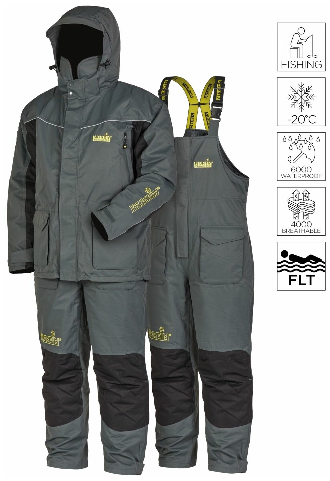 Костюм зимний "NORFIN" Element FLT 03 р.L Floating Плавающий