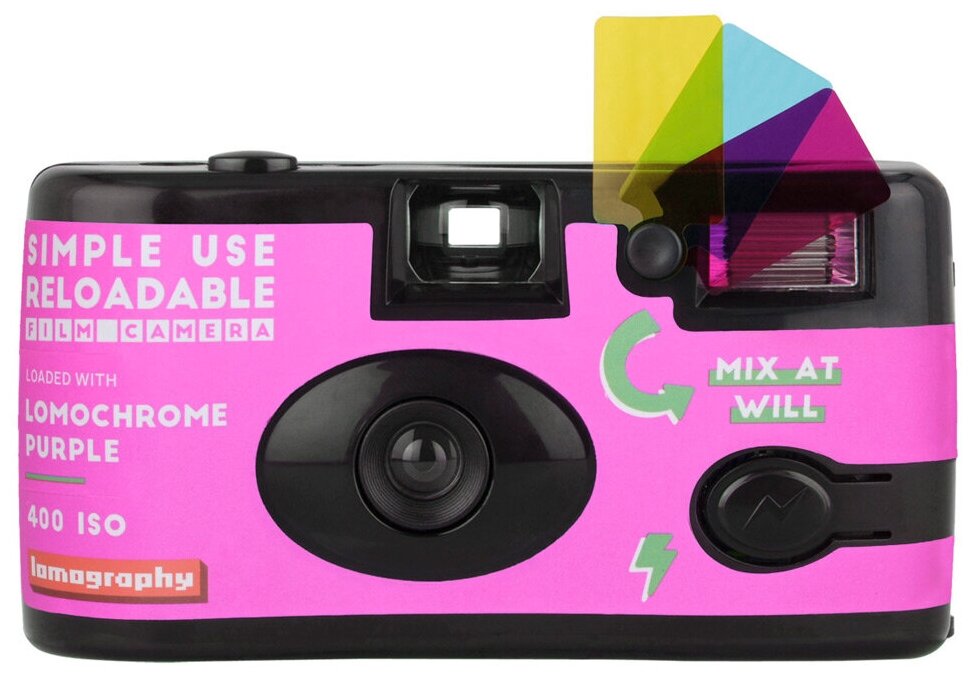 Пленочный фотоаппарат Lomography Simple Use Camera 400/27 Lomochrome purple