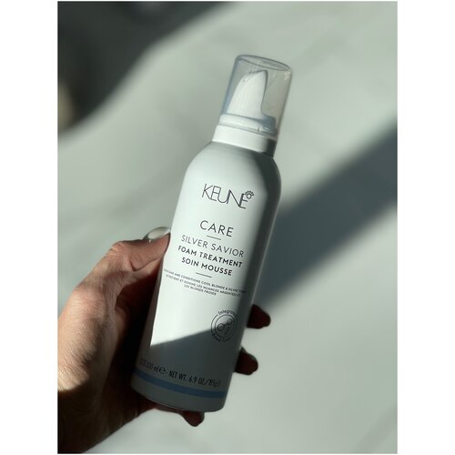 Пенка-уход Сильвер/ CARE Silver Savior Foam 200 мл keune care silver savior foam treatment soin mousse пенка уход сильвер с фиолетовым пигментом для холодных оттенков блонда 200 мл