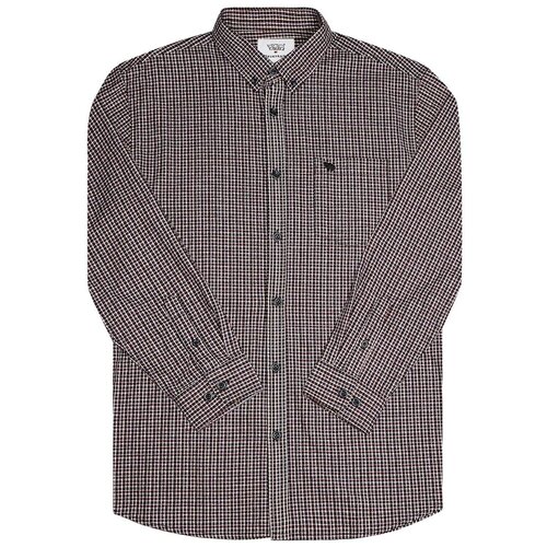 фото Рубашка мужская / camel can torp / клетка 0223 / чёрно-бело-красный / (xl)