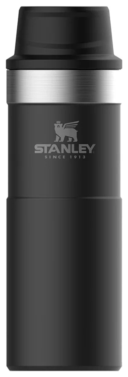 Термокружка Stanley Classic 0.47L One hand 2.0 Черная (10-06439-031)