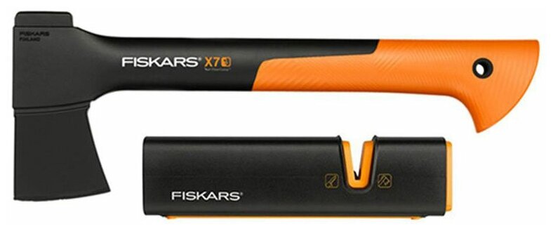 Набор топор и точилка Fiskars 129048