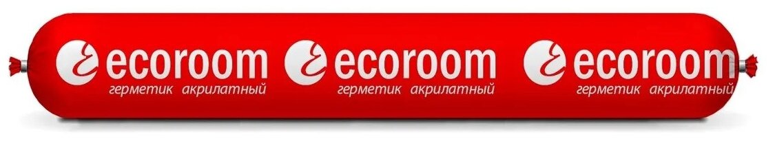 Герметик акриловый ecoroom AS-16 для деревянного строения белый 600мл