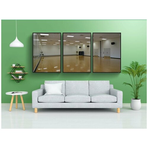 фото Набор модулных постеров для интерьера "спортзал, спортивный зал, студия" 60x90 см. в тубусе, без рамки lotsprints