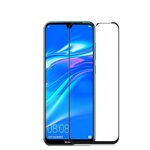 Защитное закаленное стекло Lava для Huawei Y7 (2019) Full Glue (полная проклейка) - изображение