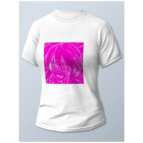 фото Футболка женская белая разное ahegao (ахегао, манга, аниме, этти) - 21810 brut-shop