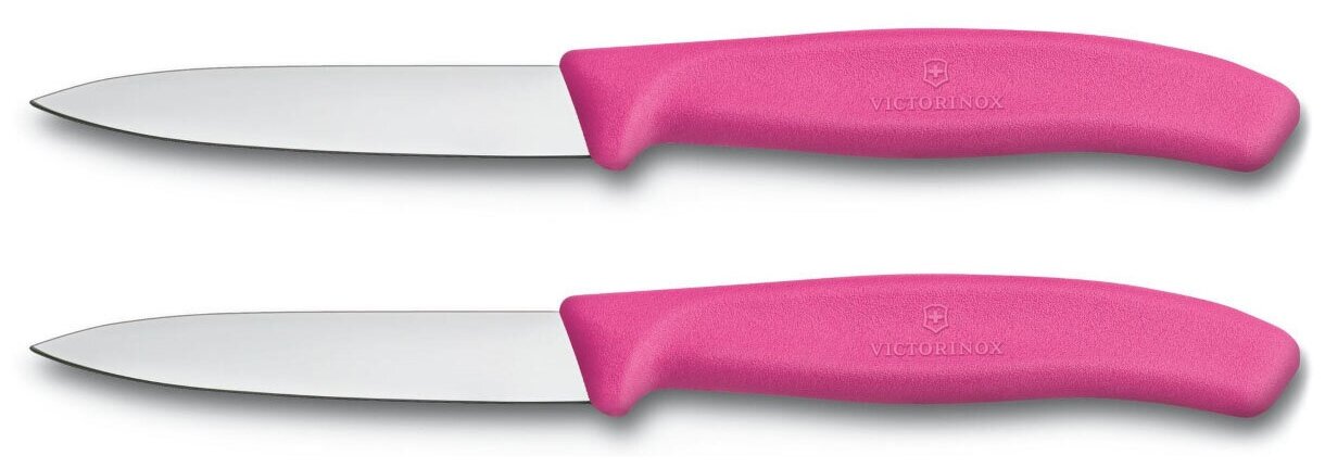 Набор ножей кухон. Victorinox Swiss Classic (6.7606. L115B) компл:2шт розовый блистер