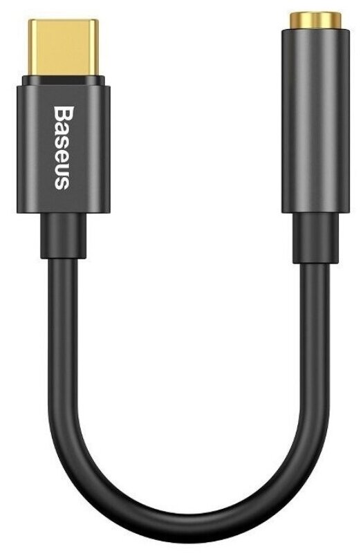 Аудиоадаптер Baseus Type-C Male to 3.5mm Female Adapter L54 Black (CATL54-01)