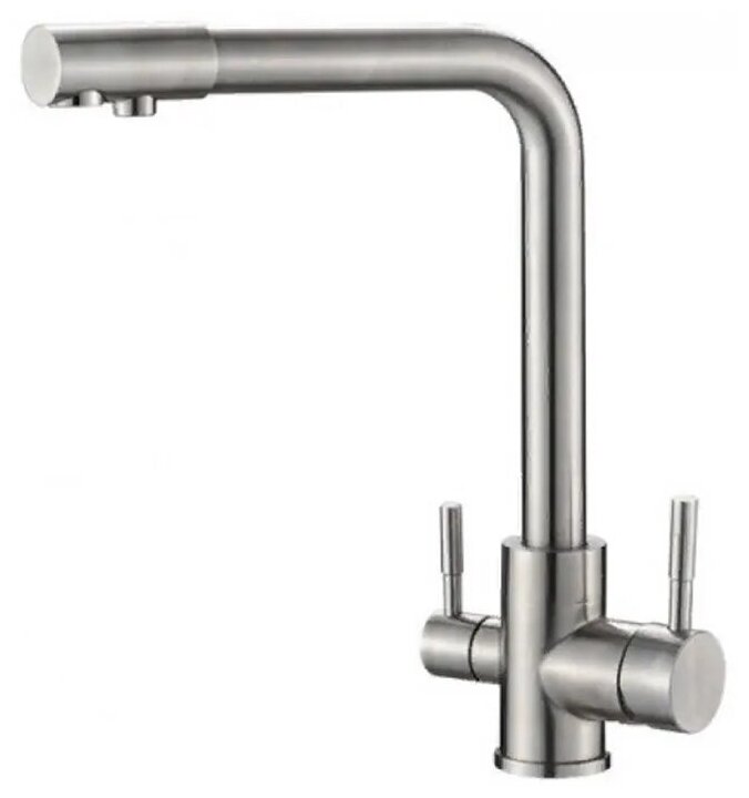 Смеситель для кухни под фильтр Zorg Steel Hammer (SH 801 Inox)