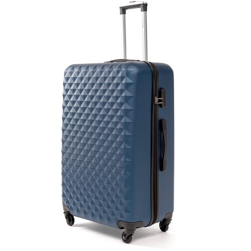 фото Чемодан lacase, 115 л, размер l, синий