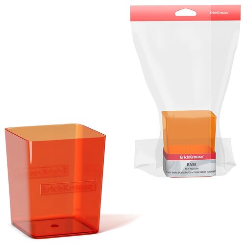 Подставка пластиковая ErichKrause® Base, Neon, оранжевый подставка пластиковая erichkrause® base neon оранжевый