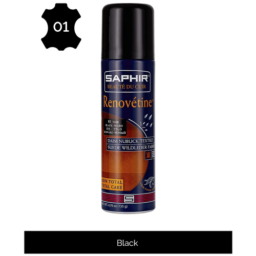 SAPHIR 01 Аэр. для замши Renovateur medaill 250мл.(black)