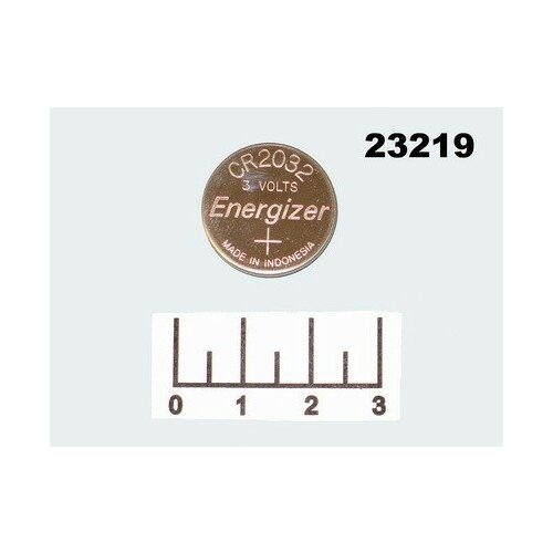 Батарейка CR2032 3V Energizer Lithium батарейка cr2032 energizer lithium 3v 2шт e301021403 e301021404 11656