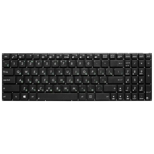 Клавиатура для ноутбука Asus X551 X551CA X551CAV X551MA Series Плоский Enter Чёрная без рамки 0KNB0-610EUS00 AEXJCU01110 98000₽