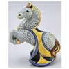 Статуэтка керамическая Лошадь (серая) Размер: 13*10*8 см De Rosa - изображение