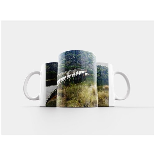 фото Кружка "пешеходный мост, приливная река, мыс уилсона" 320 мл lotsprints