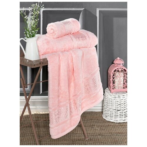 фото Бамбуковые полотенца полотенце бамбуковое "karna" armond 50х90 см 1/1; розовый размер 50 х 90