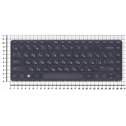 Клавиатура для ноутбука HP AEU83U00220 черная с рамкой 131000₽