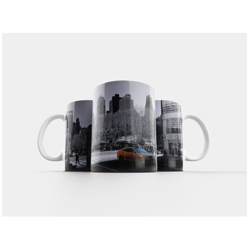 фото Кружка "нью йорк, манхэттен, зима" 320 мл lotsprints
