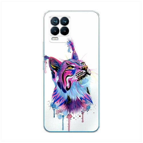 фото Силиконовый чехол "рысь арт 2" на realme и oppo realme 8 pro / реалми 8 про case place