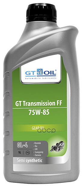 Масло Транс. Gt Transmission Ff Sae 75w-85 Api Gl-4 1 Л GT OIL арт. 8809059407790